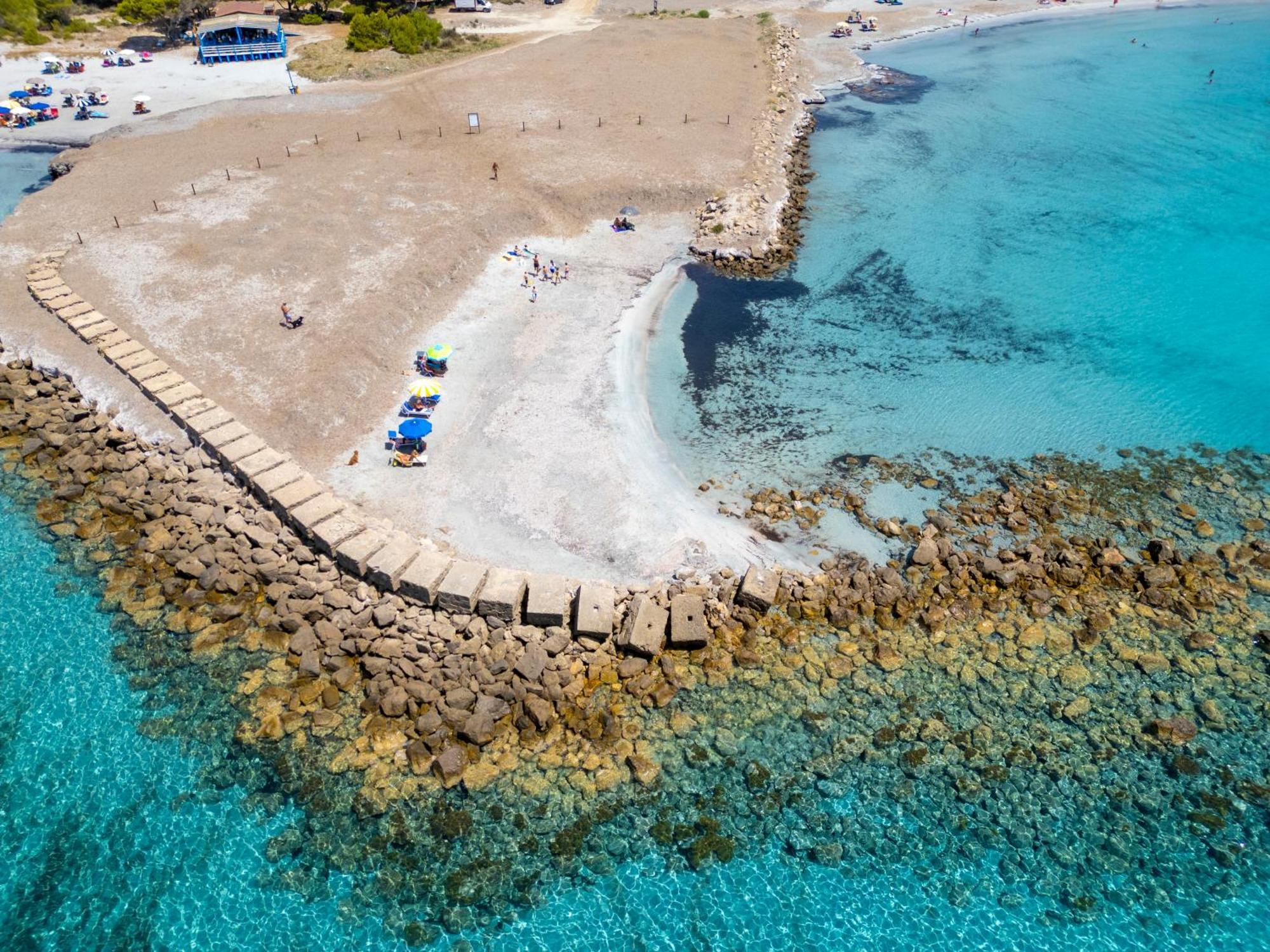 Rustico Porto Pino 30 Mt Dalla Spiaggia Екстер'єр фото