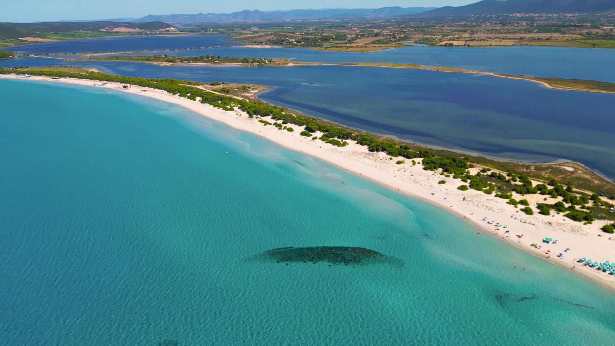 Rustico Porto Pino 30 Mt Dalla Spiaggia Екстер'єр фото