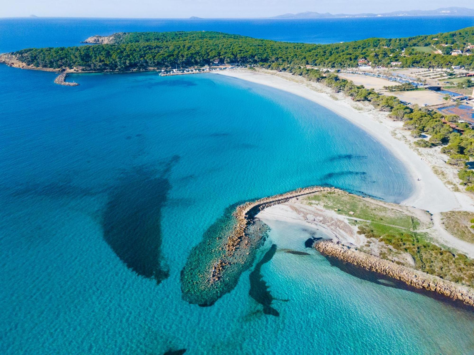 Rustico Porto Pino 30 Mt Dalla Spiaggia Екстер'єр фото