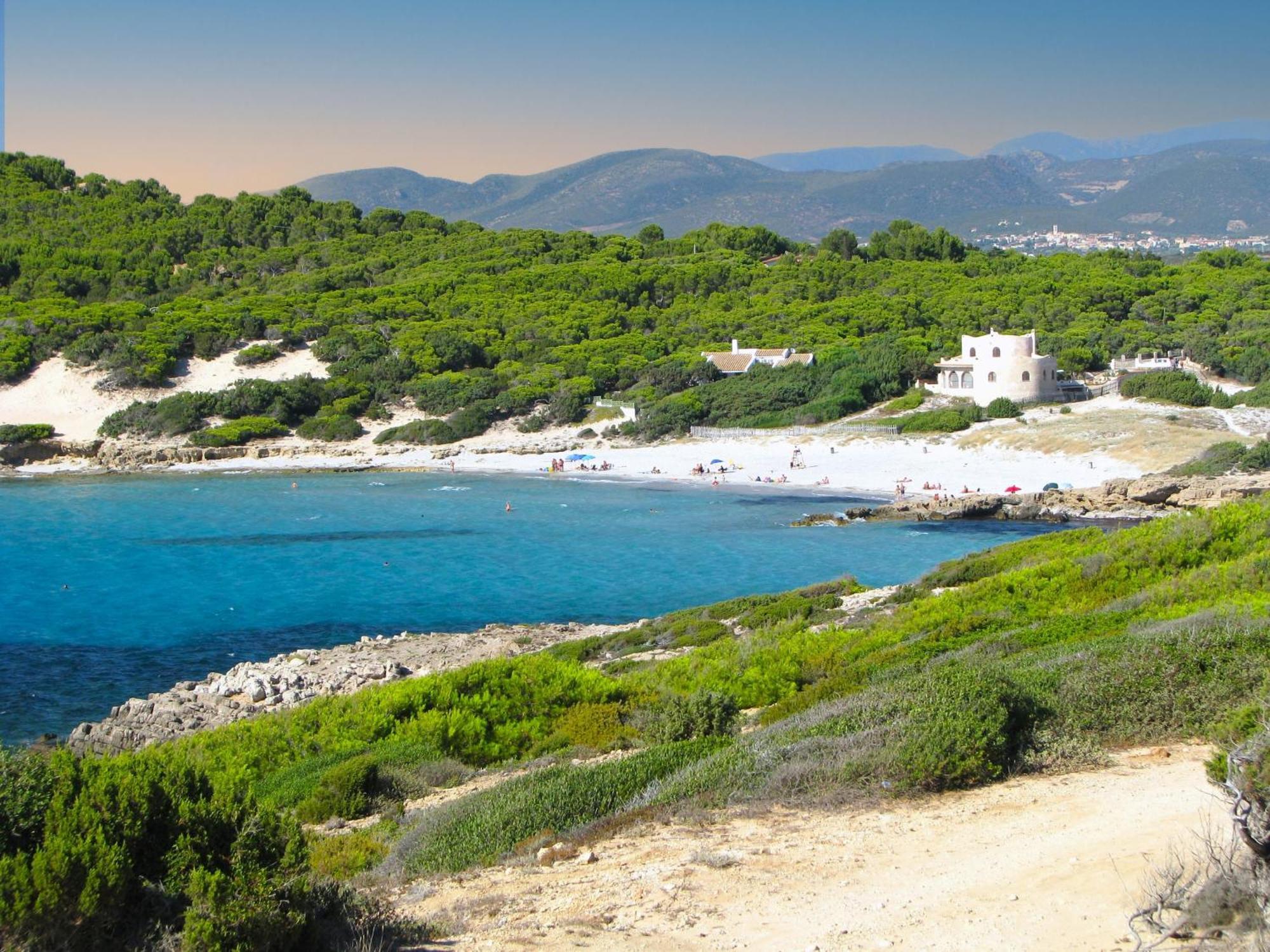 Rustico Porto Pino 30 Mt Dalla Spiaggia Екстер'єр фото